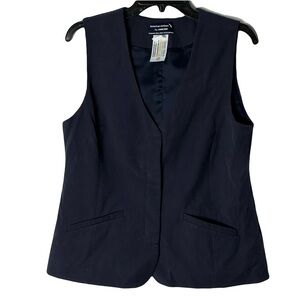 American Airlines x Lands End Flight Attendant Vest Womens 8 Uniform Work Office